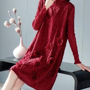 Collar loose thin bottom skirt